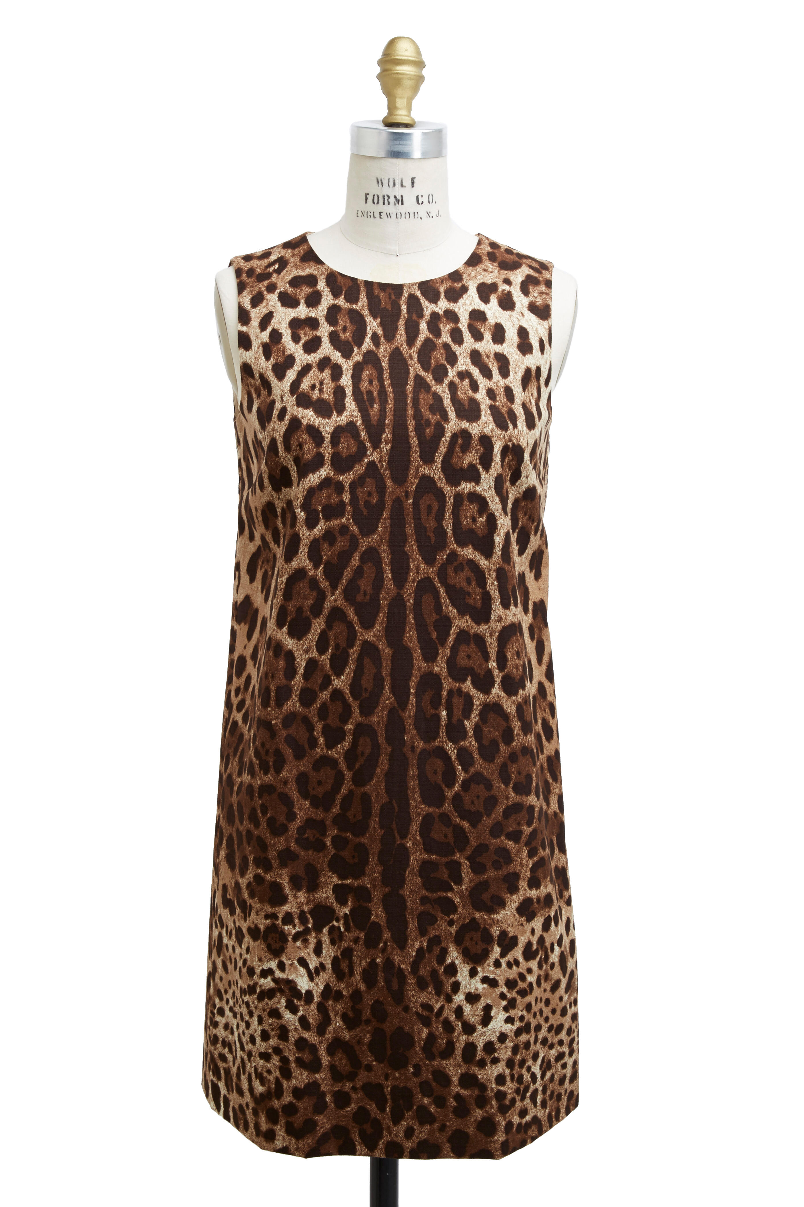 Dolce & Gabbana - Leopard Print Shift Dress | Mitchell Stores