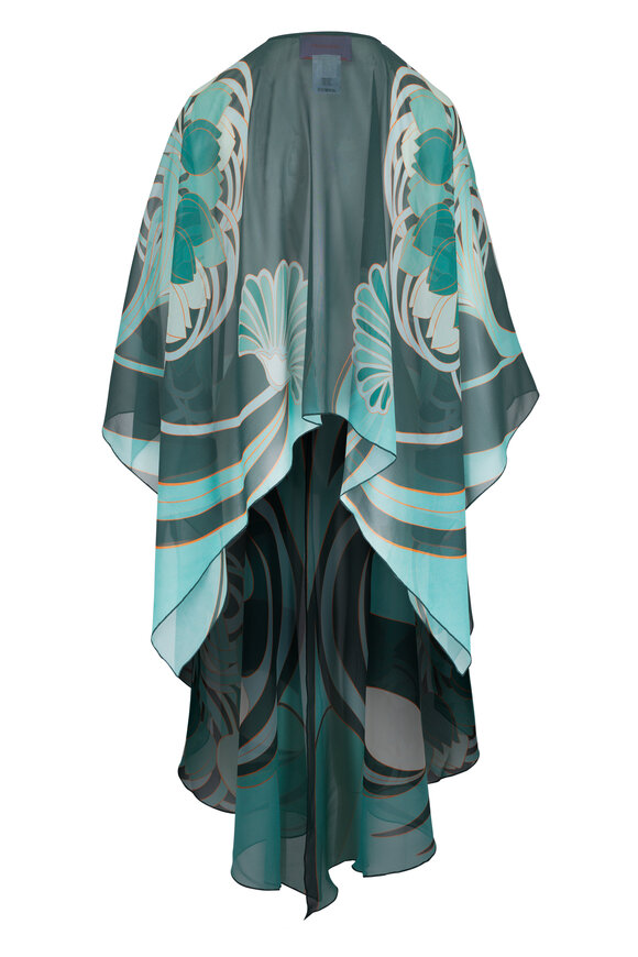 La DoubleJ Maria Placée Silk Cape - view 2