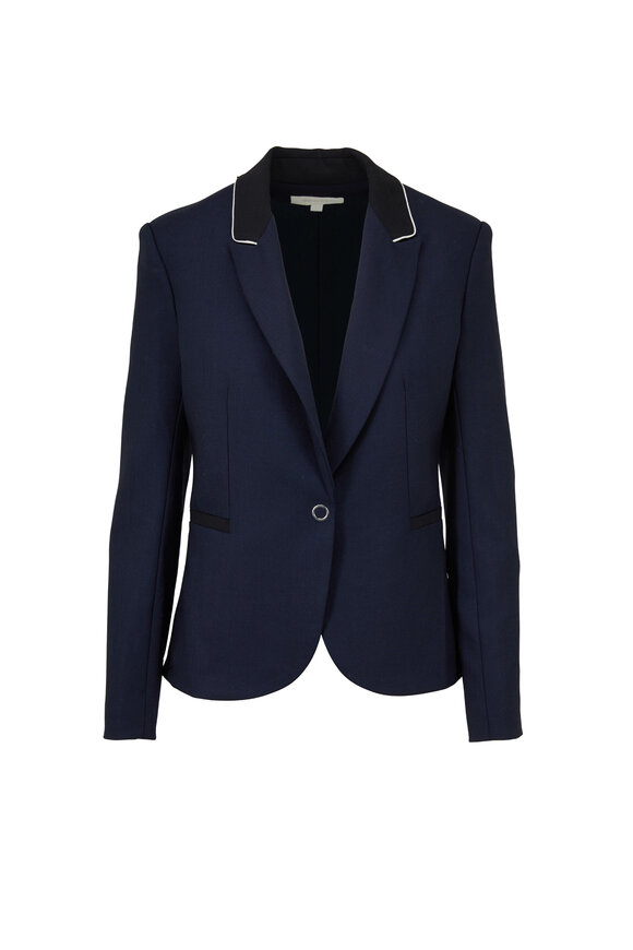 Jonathan Simkhai - Midnight Single Ring Snap Blazer