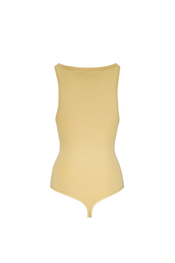 Michael Kors Collection - Palomino Yellow Body Suit