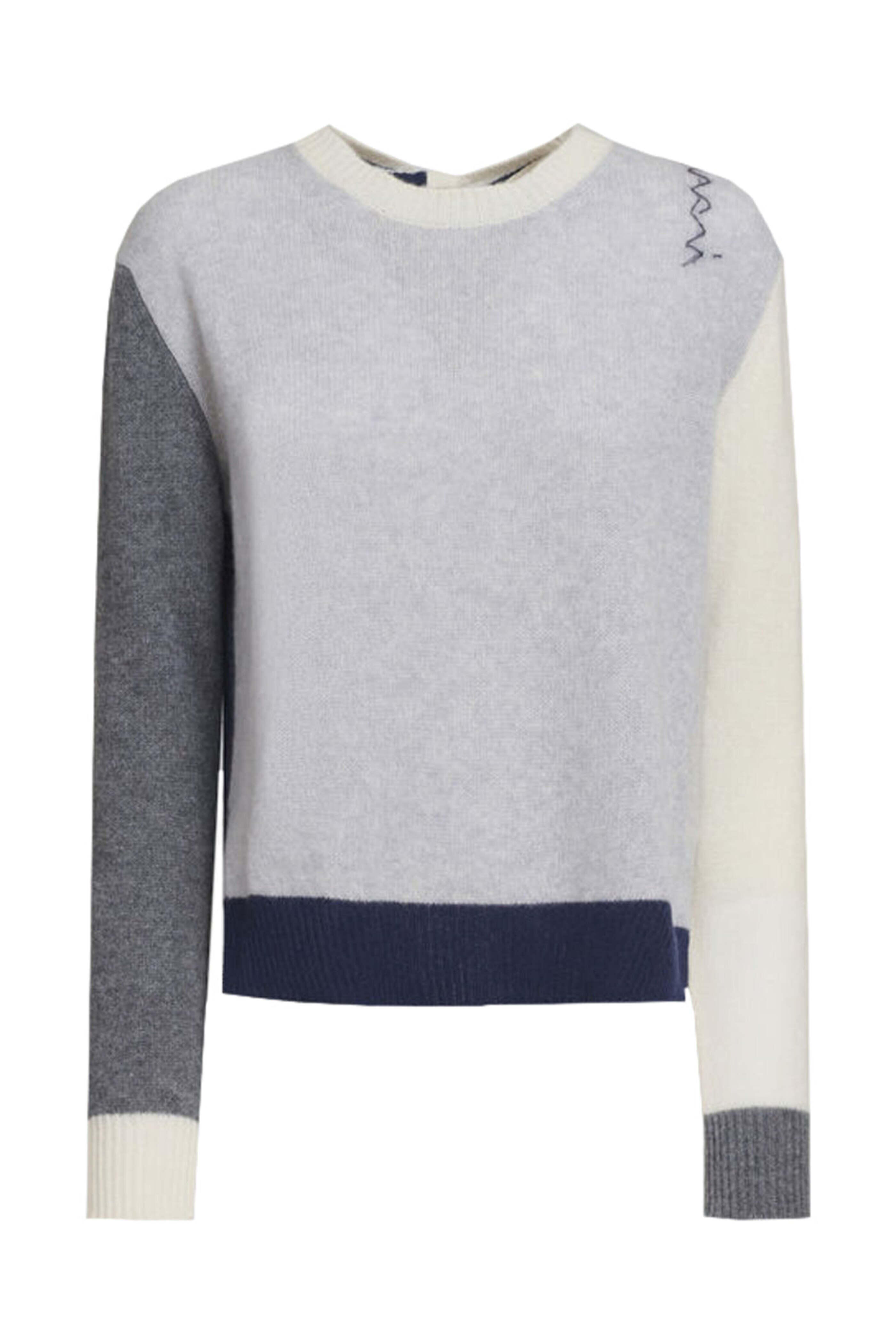 Marni - Sodium Colorblock Round Neck Sweater