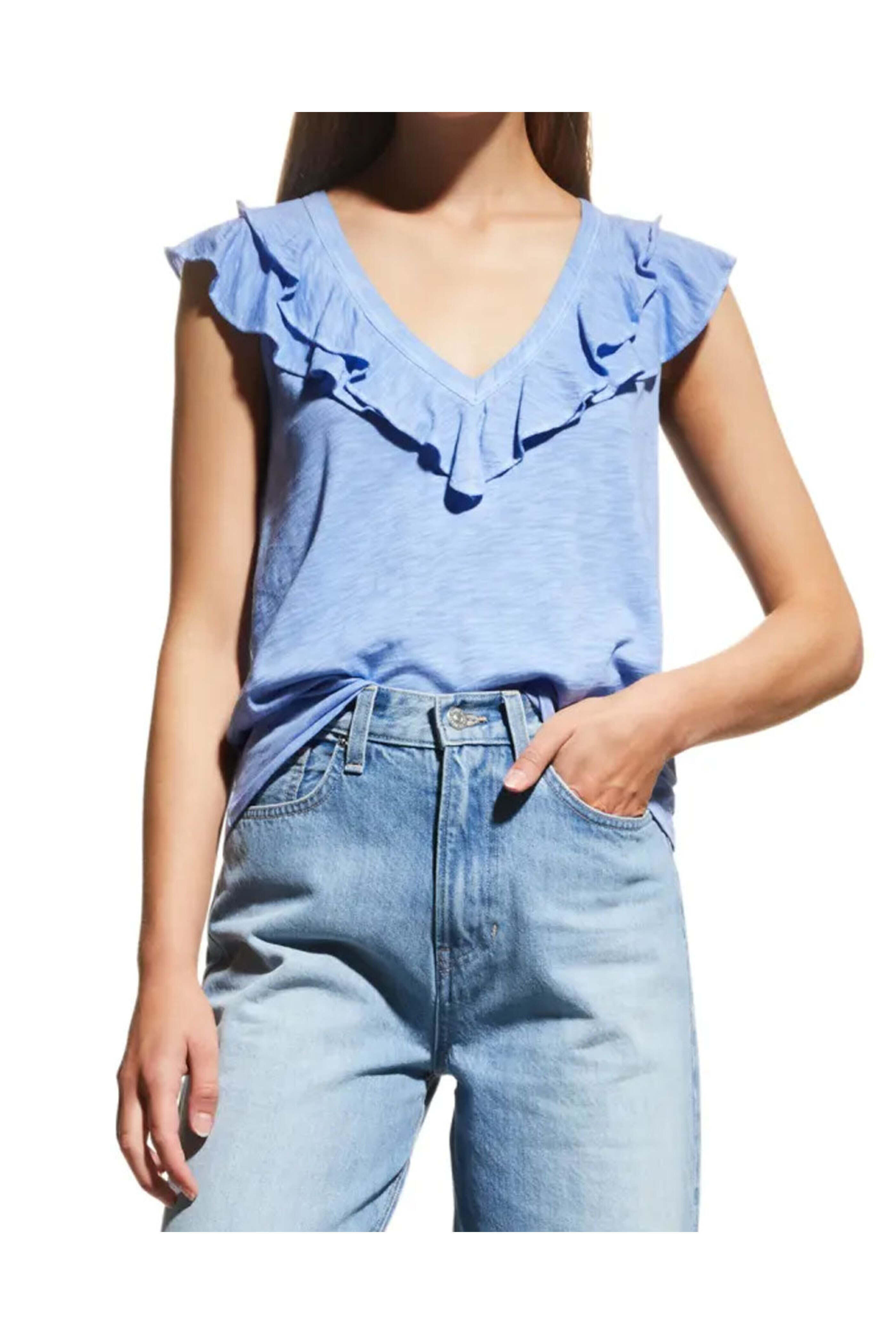 Veronica Beard - French Blue Ellerie Top