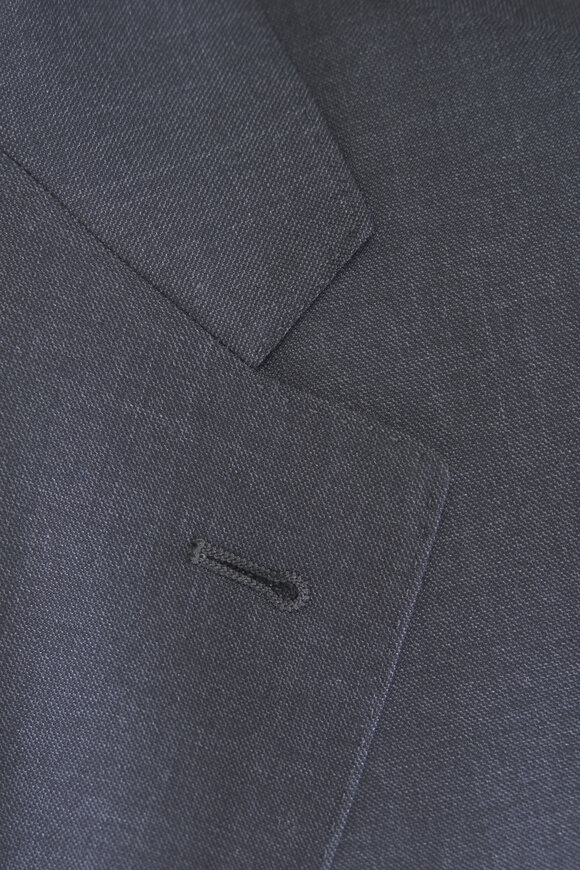 Canali Kei Gray Wool Sharkskin Suit - view 3