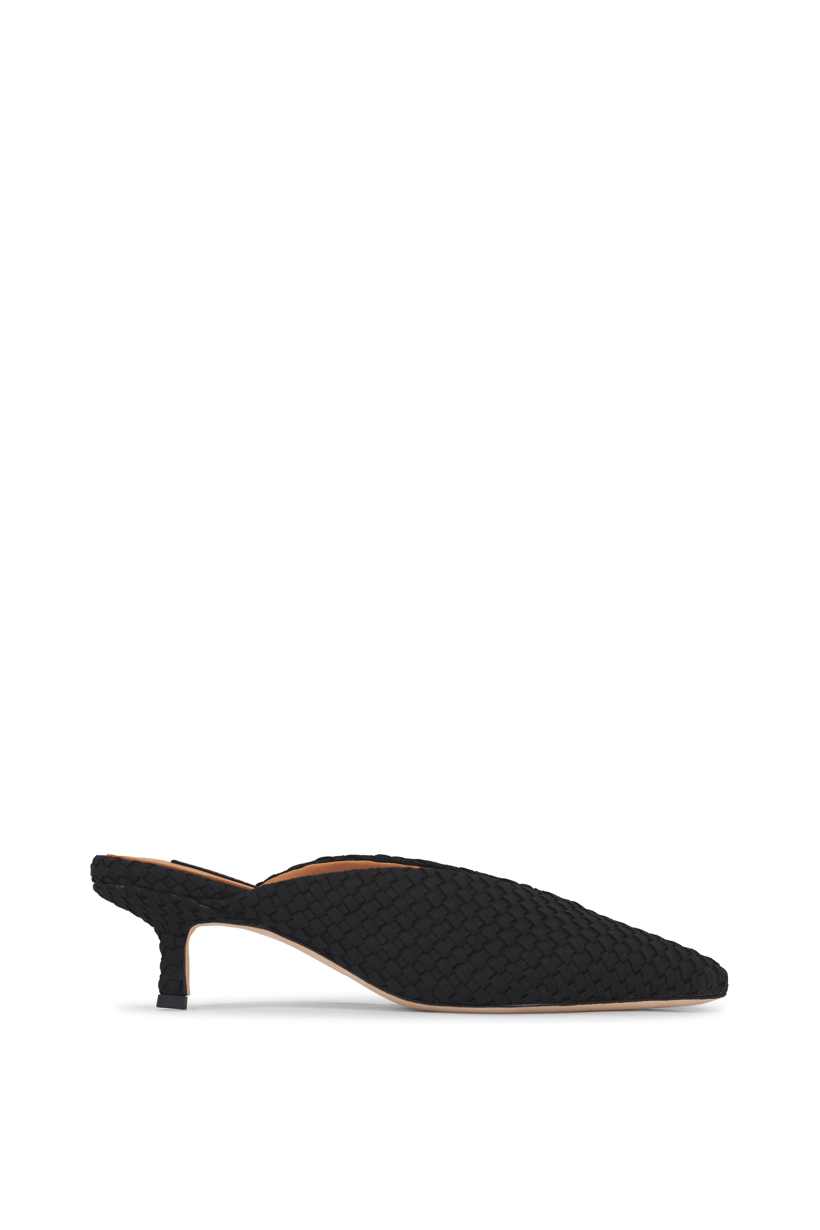 Naghedi - Strada Onyx Kitten Heel Mule