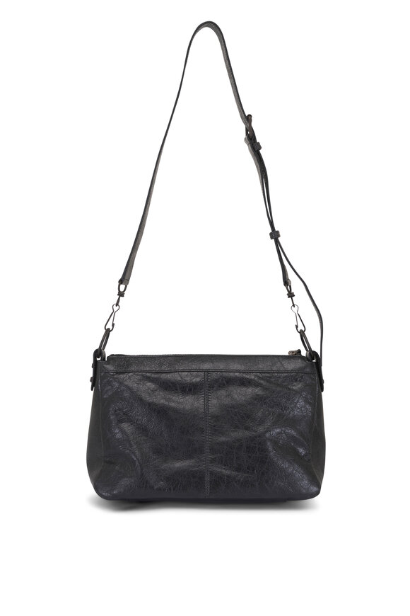 Balenciaga Small Le City Moto Black Leather Shoulder Bag - view 5