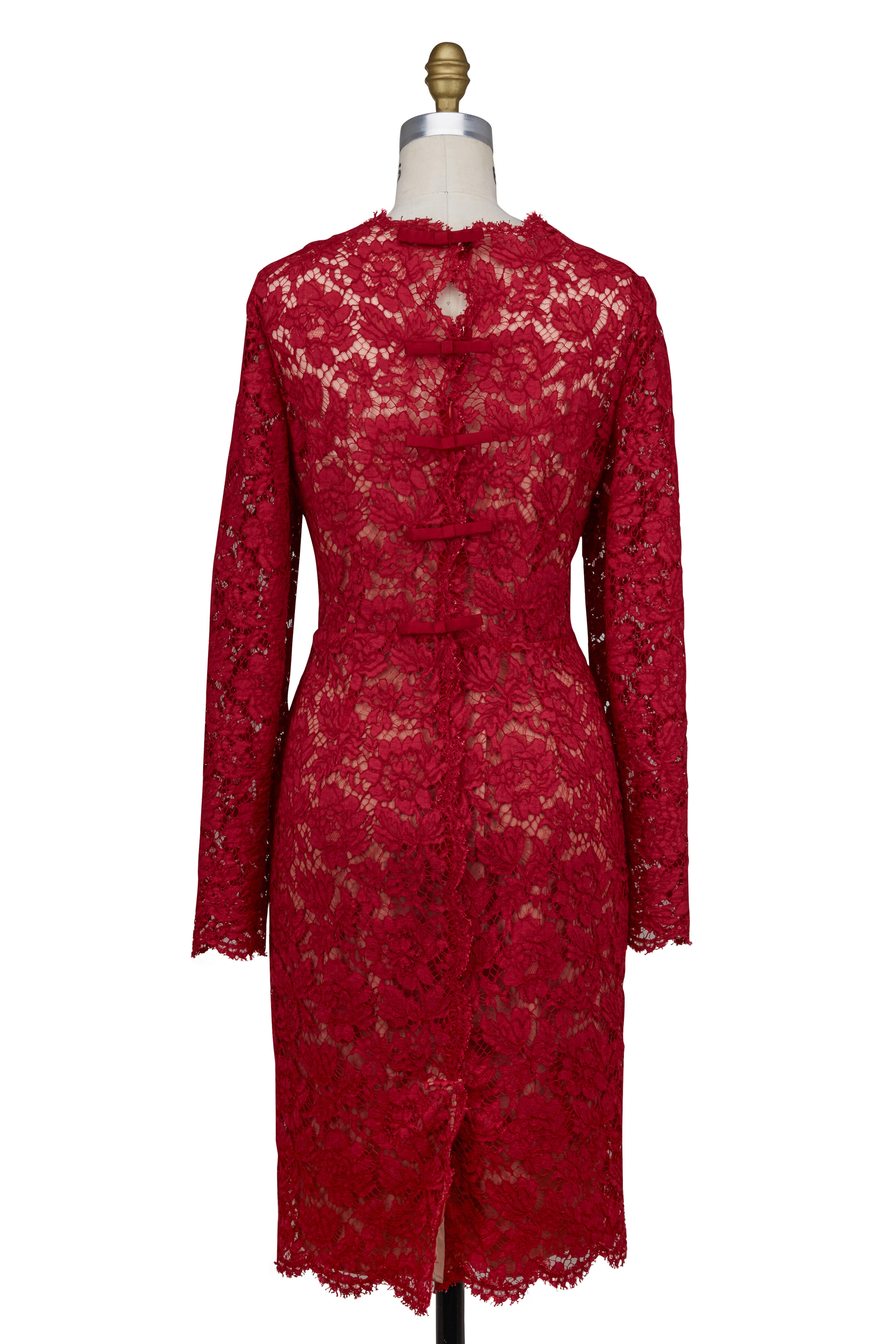 Valentino - Lace Bow-Back Dress | Mitchell Stores