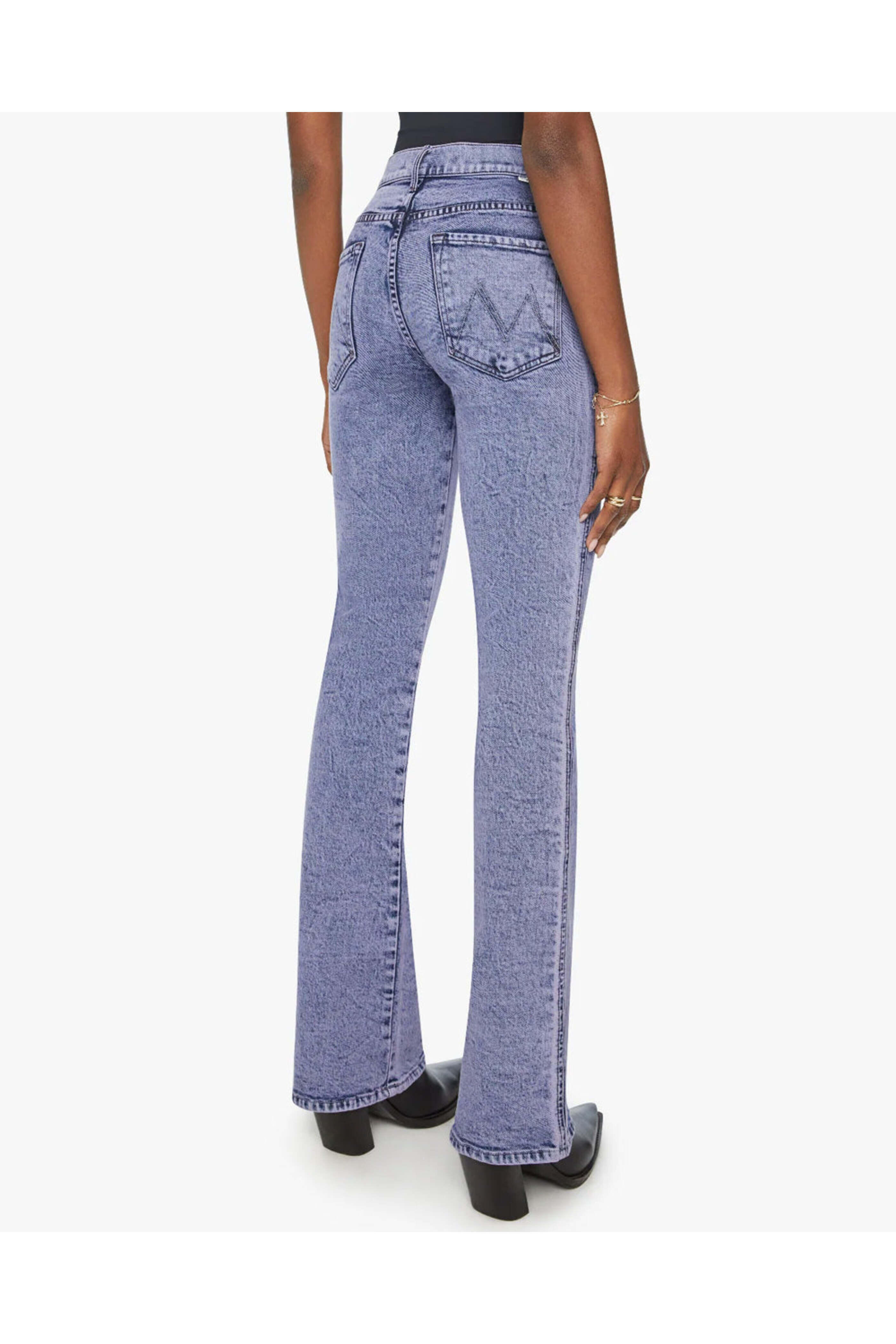 Mother - The Desperado Heel Jean in Paisley Purple