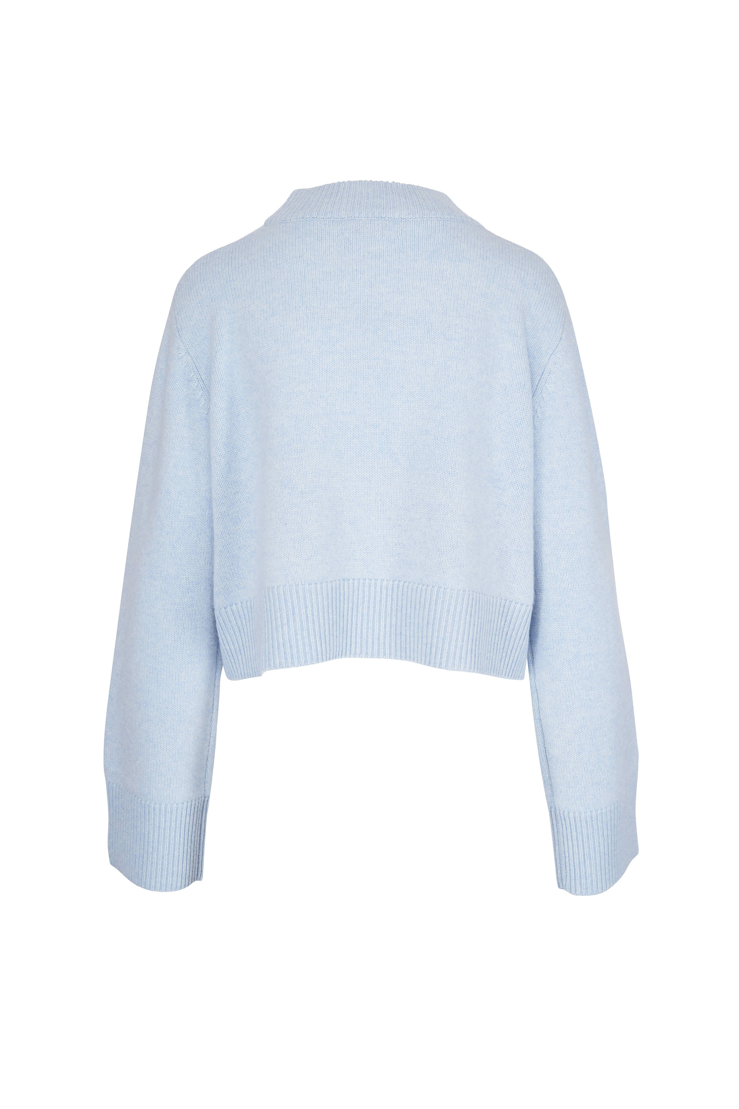 CO Collection - Blue Cashmere Boxy Crewneck Sweater