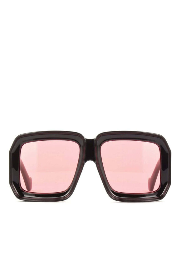 サングラス Loewe sunglasses Loewe Sunglasses - Paula's Ibiza Mask Sunglasses in Metallic