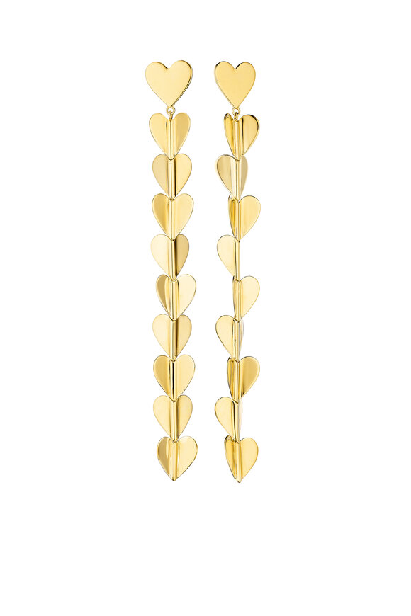 Cadar - Yellow Gold Endless Medium Drop Earrings