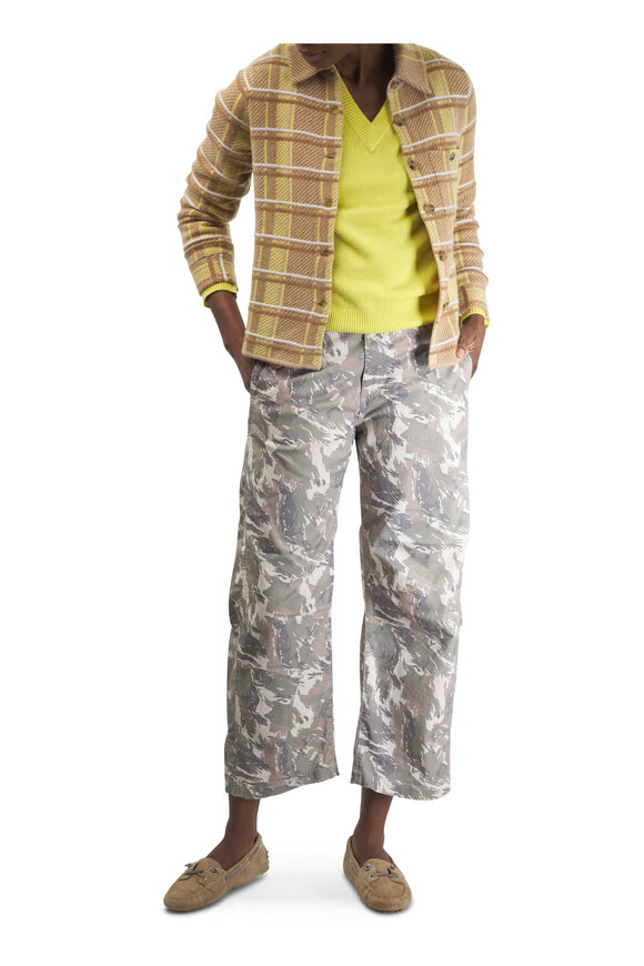 Guest in Residence - Dylan Almond Combo Plaid Shirt