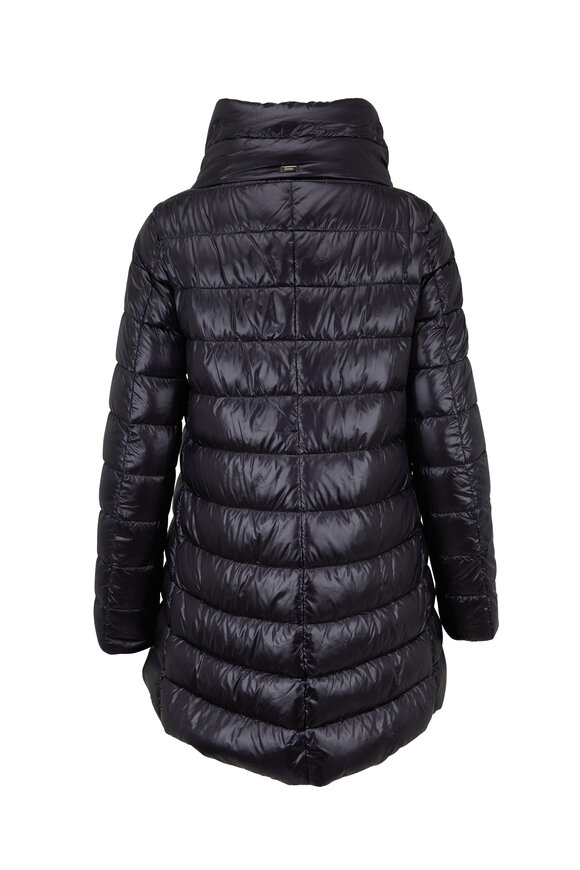 Herno - Black Hi-Low Puffer Jacket