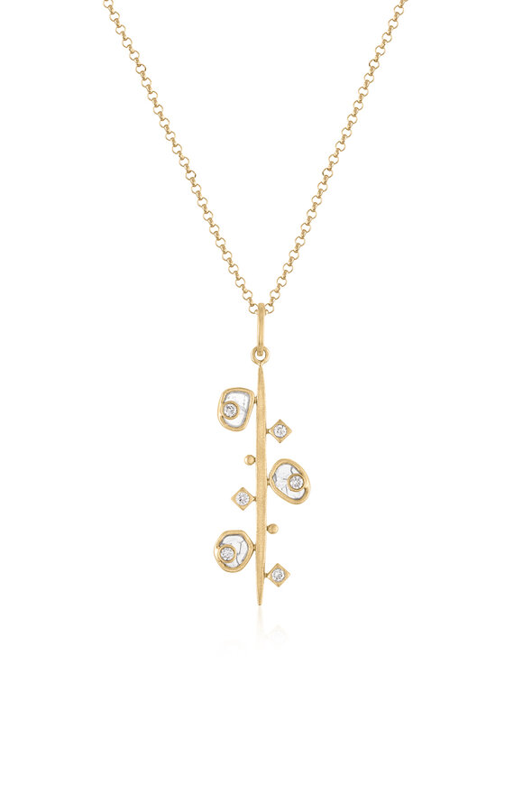Loriann 14k Yellow Gold Diamond Twilight Pendant