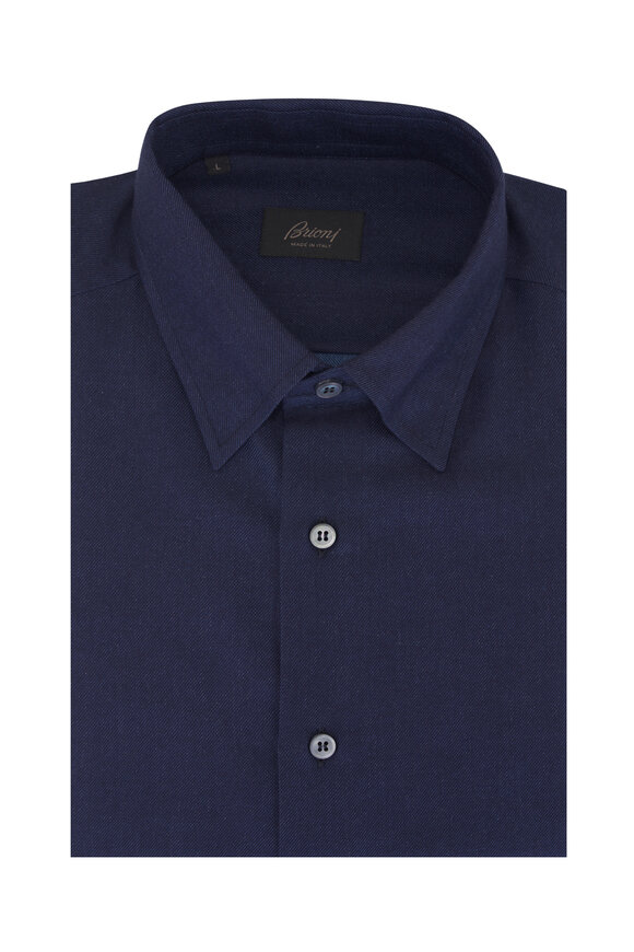 Ralph Lauren Purple Label - Navy Paisley Patchwork Linen