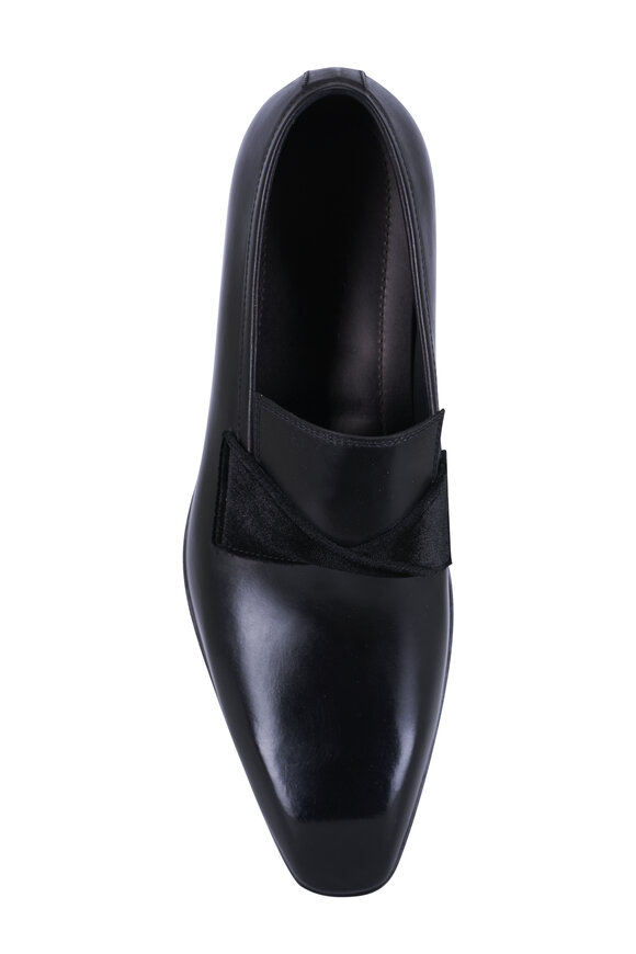 Bontoni Stupendo Black Leather Tuxedo Shoe - view 3