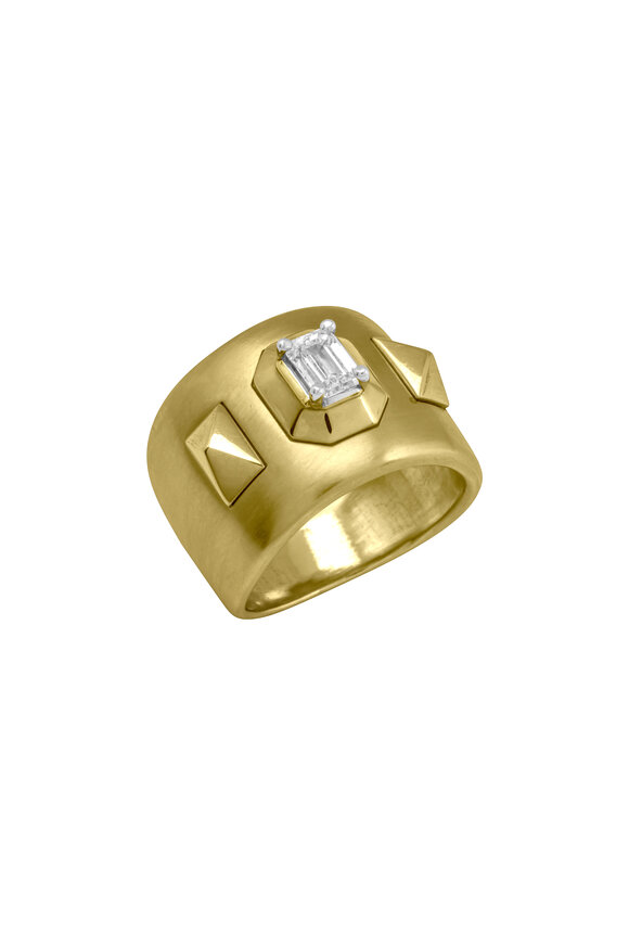 Mariani 18k Yellow Gold Augusta Diamond Ring