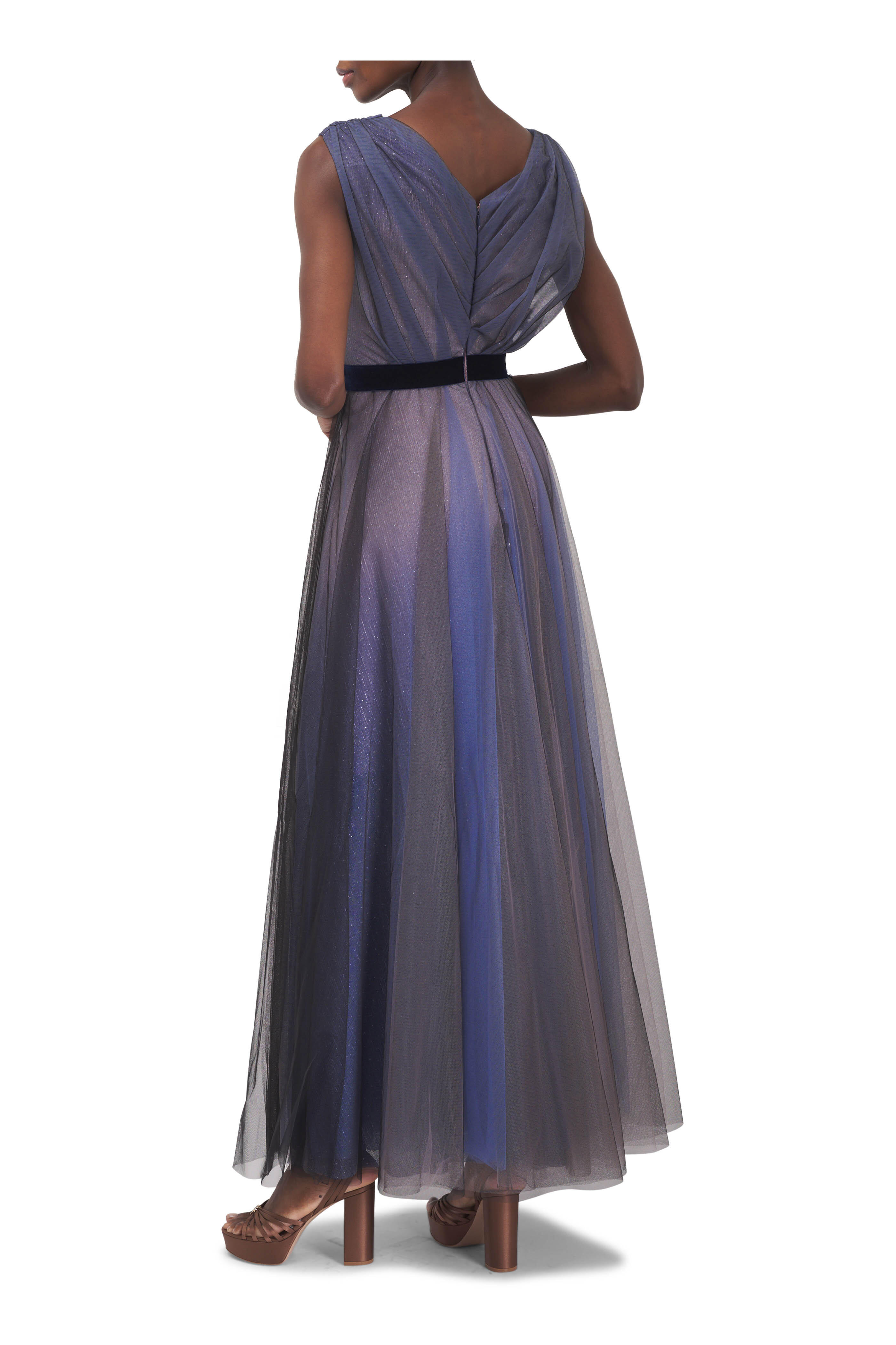 Talbot Runhof - Ombre Tulle Gown