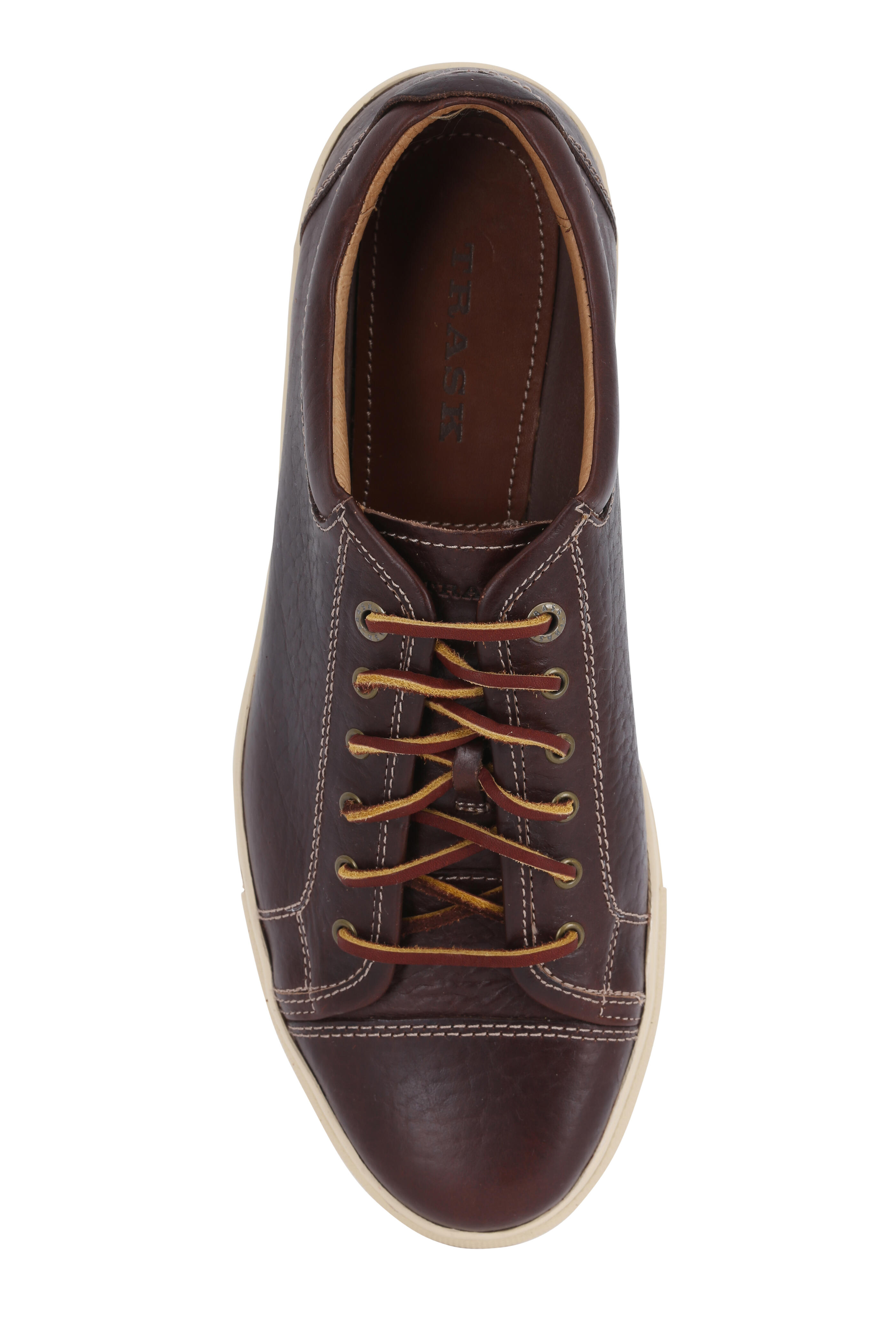 Trask Beck Bourbon Leather Lace Up Sneaker Mitchell Stores