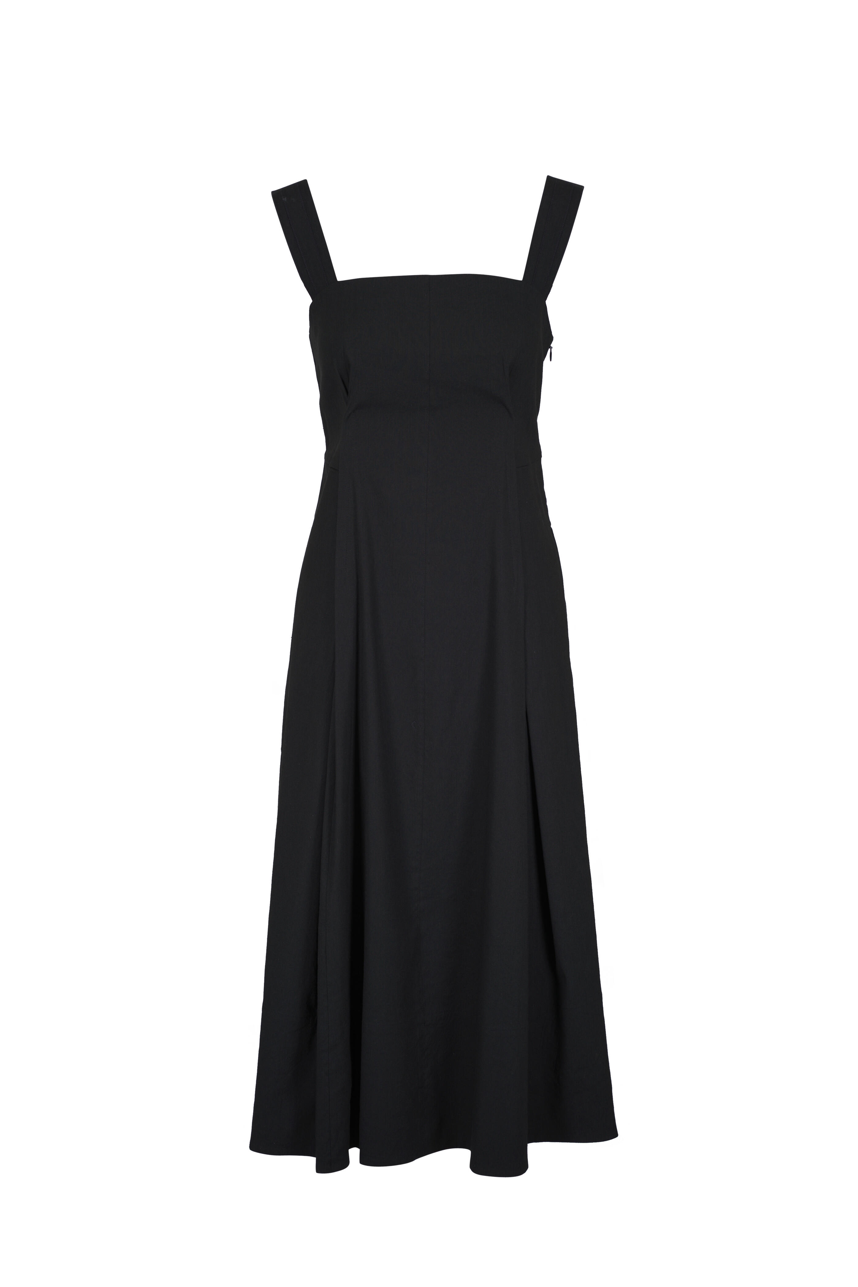 Vince - Black Square Neck Dress