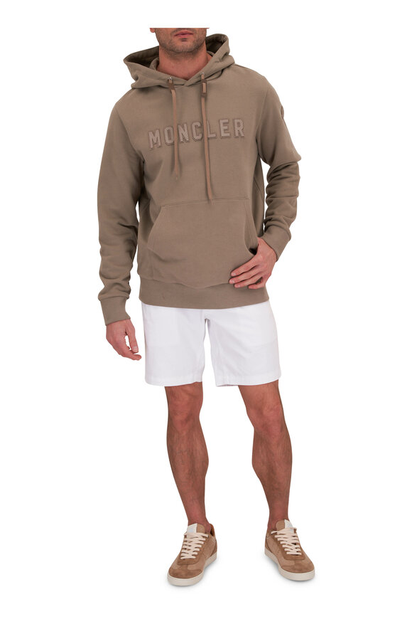 Moncler Brown Cotton Logo Hoodie - view 2