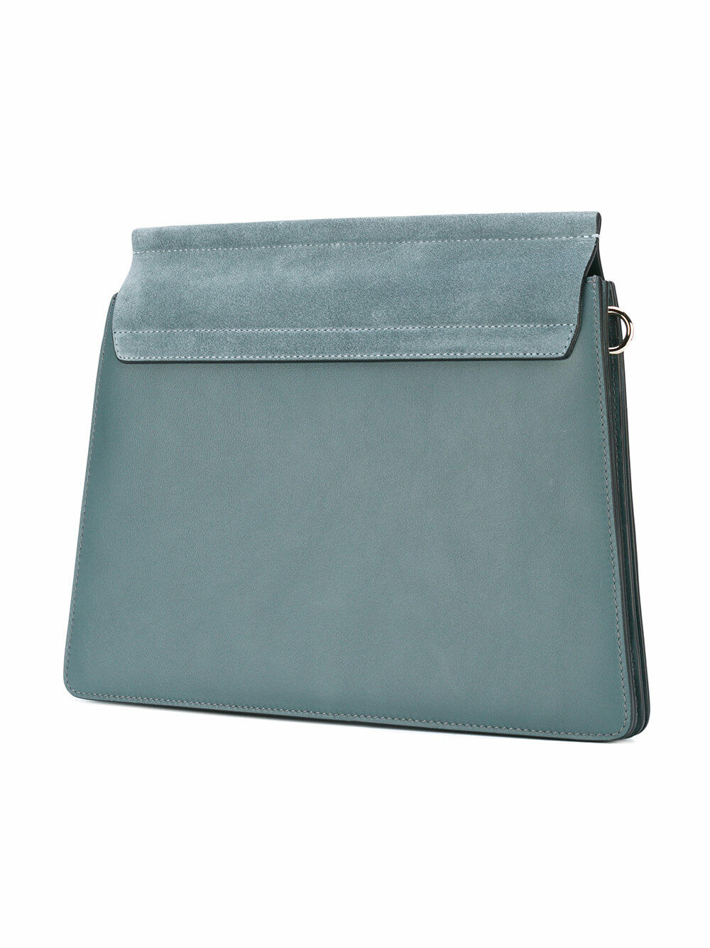 Chloé - Faye Cloud Blue Leather & Suede Shoulder Bag
