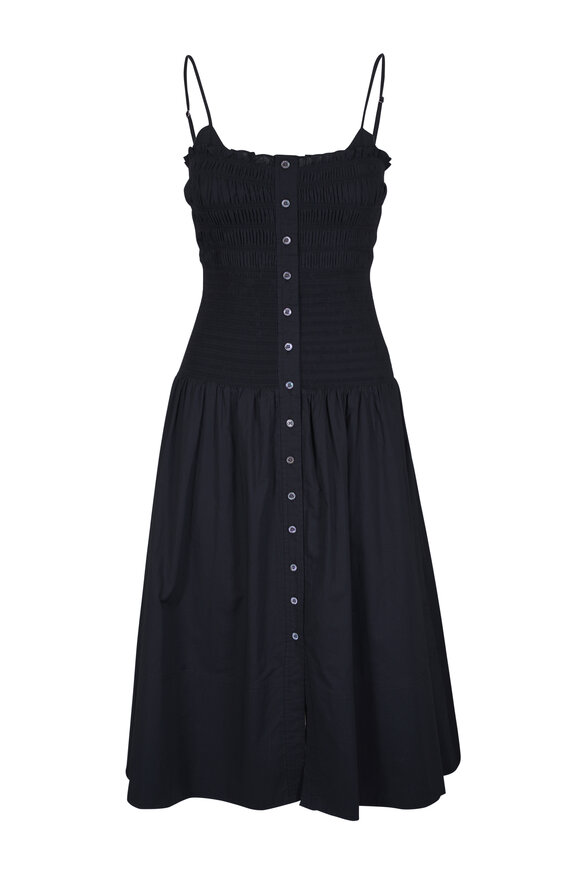 Veronica Beard Serenel Black Midi Dress - view 1