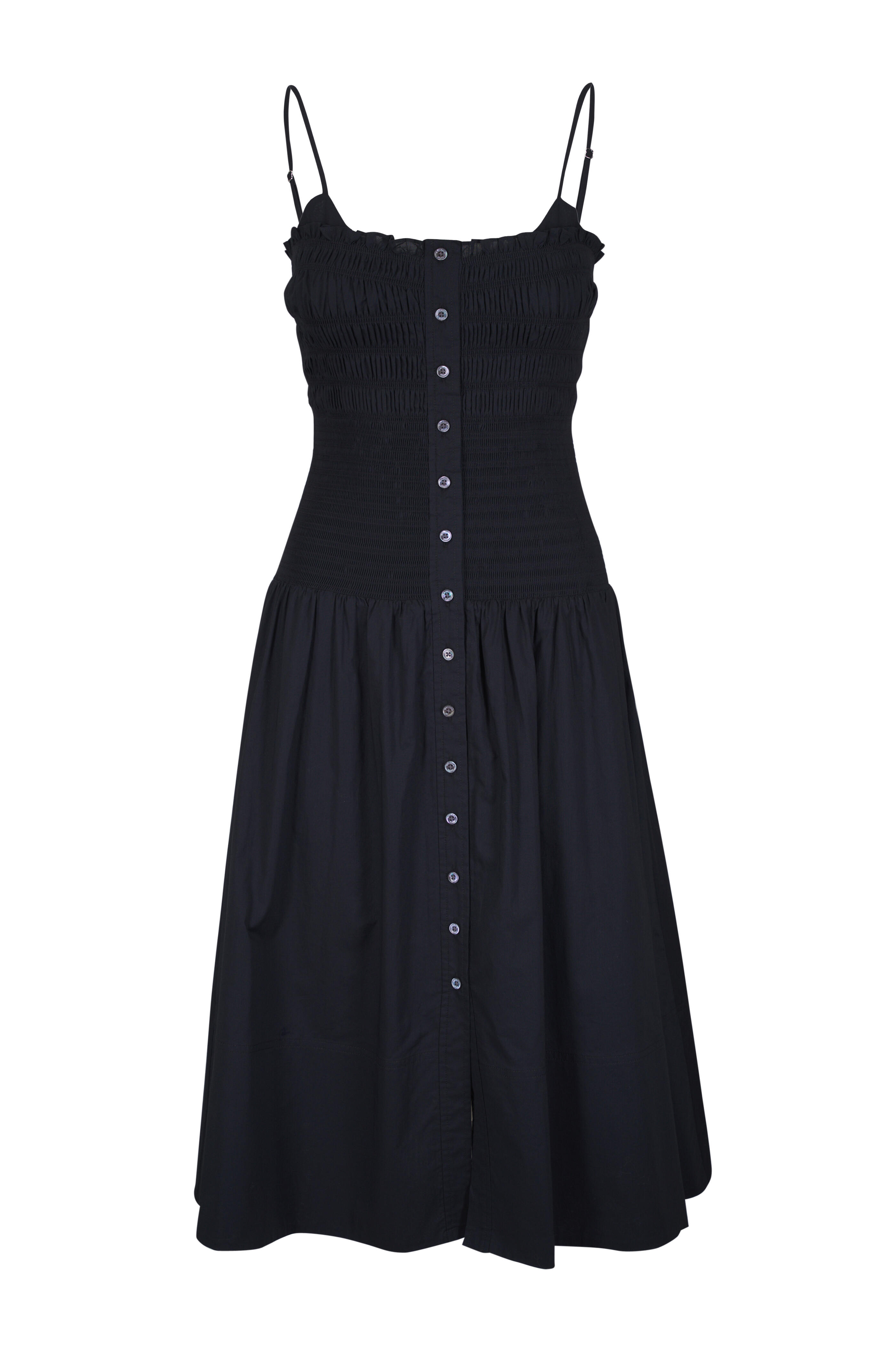 Veronica Beard - Serenel Black Midi Dress - view 1