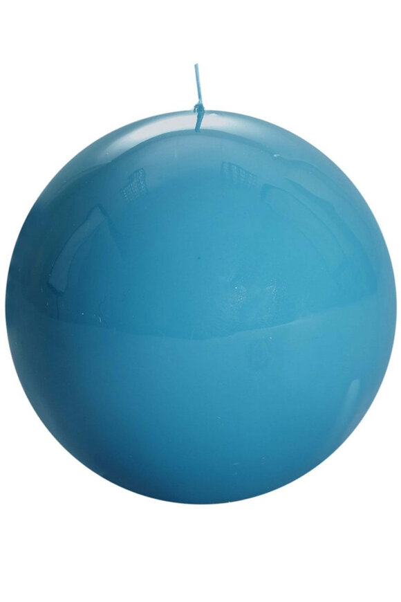 Meloria By Graziani Large Blue Ball Candle