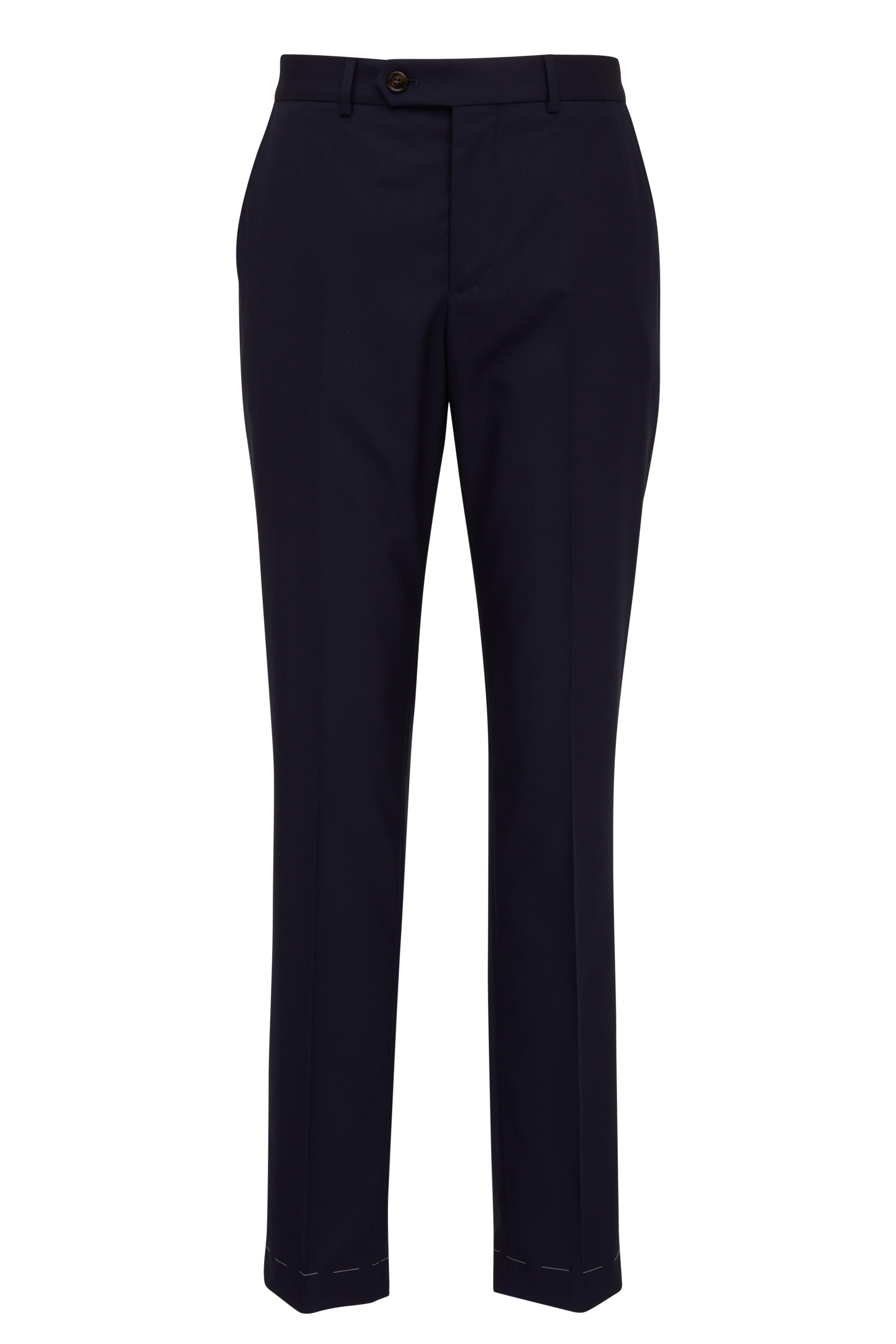 Brunello Cucinelli - Navy Lightweight Wool Suit | Mitchell Stores