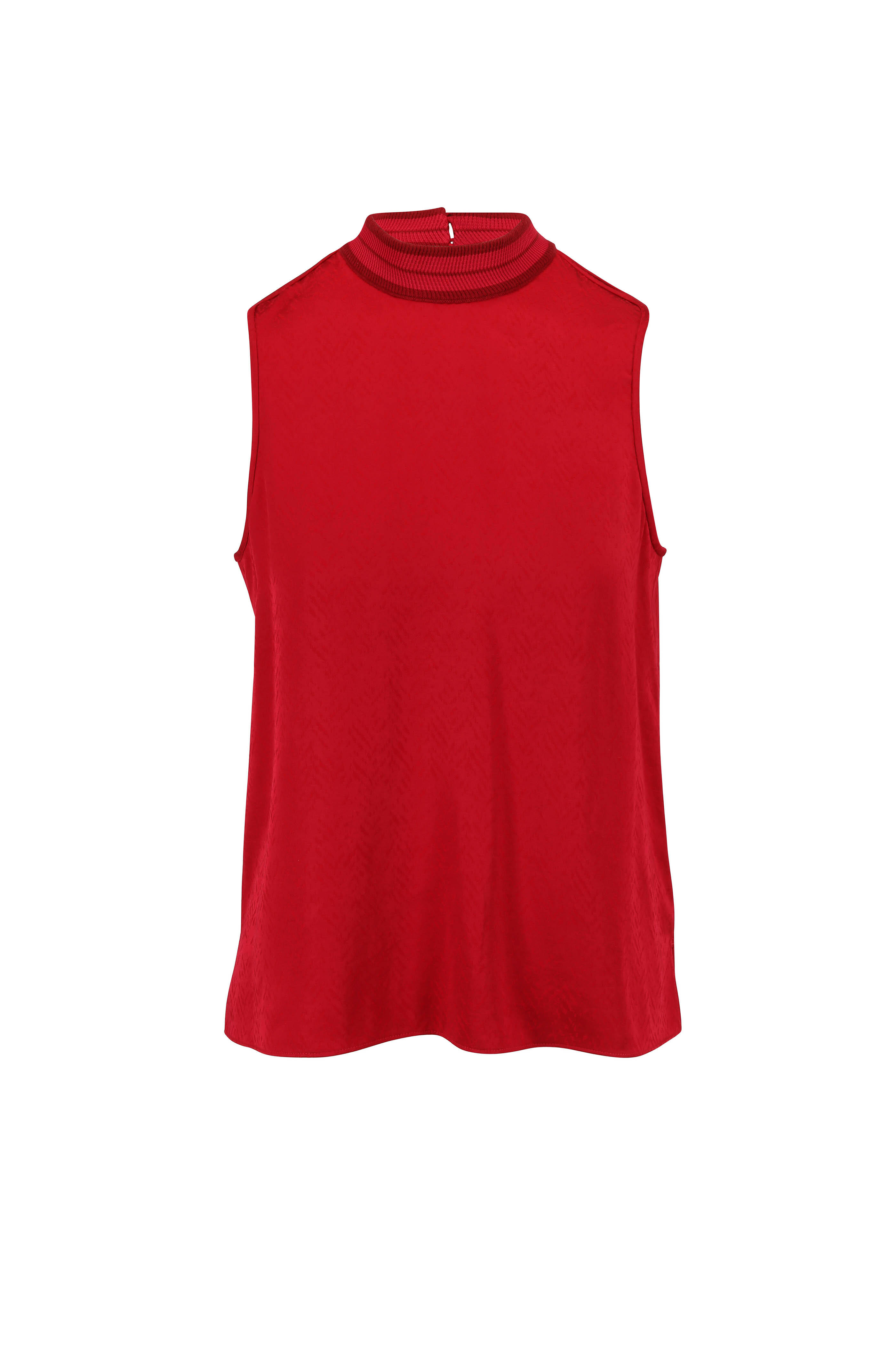 Rag & Bone - Letti Raddish Pink Sleeveless Blouse