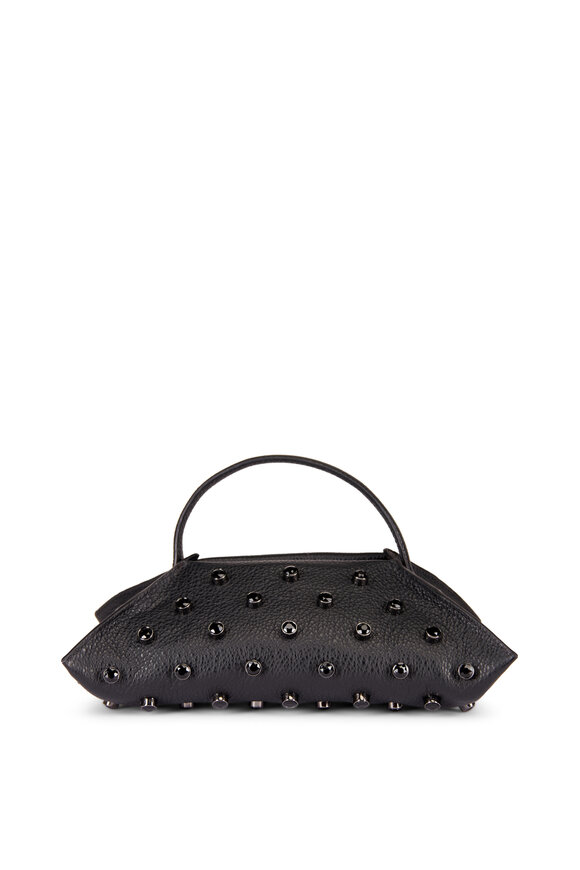 Altuzarra Origami Black Crystal Baguette Top Handle Bag - view 1