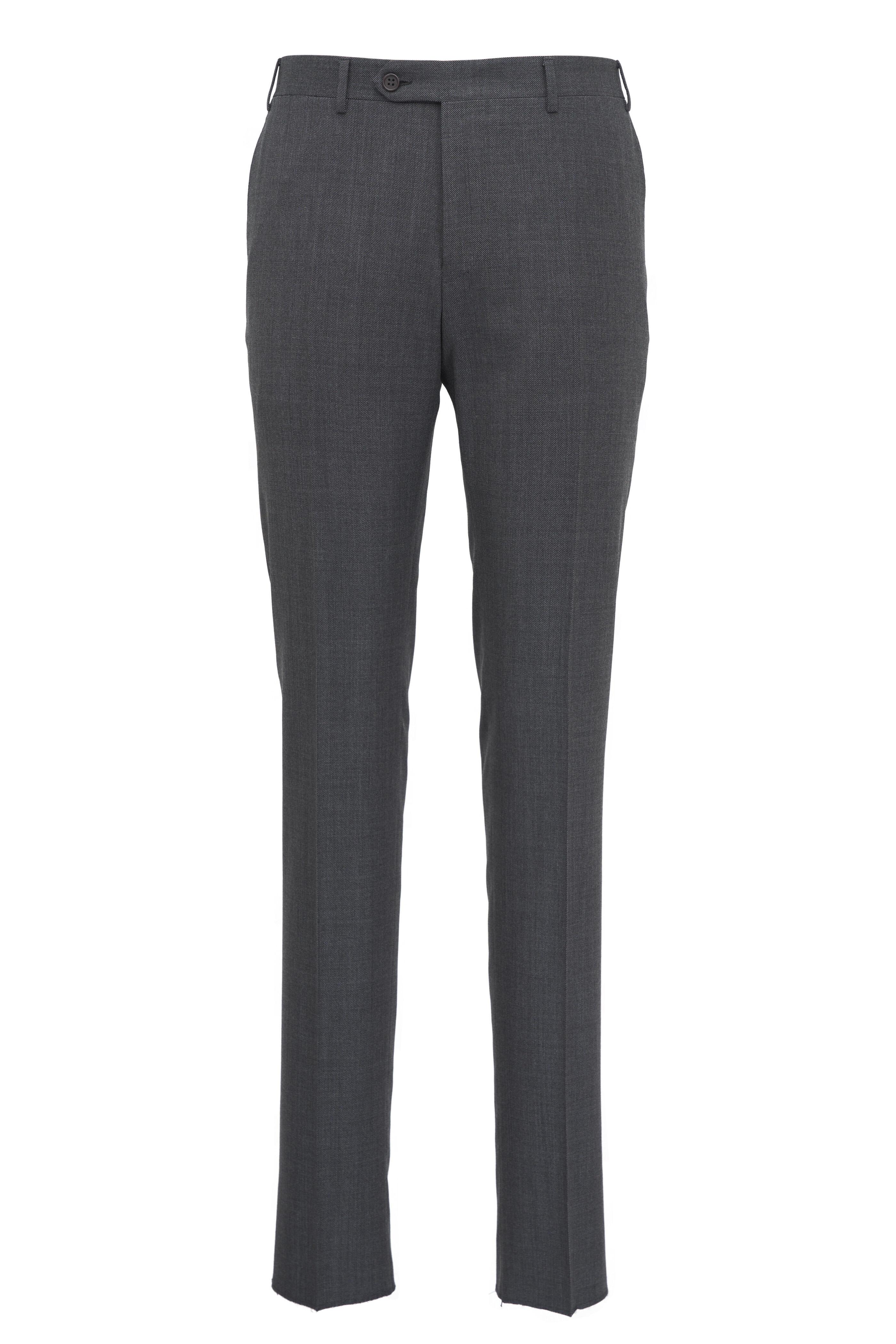 Canali - Neat 130 Gray Bi Stretch Wool Pant