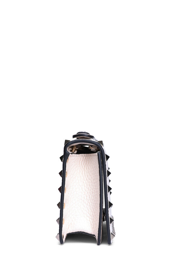 Valentino Garavani Rockstud Ivory Wallet on Chain Crossbody - view 3