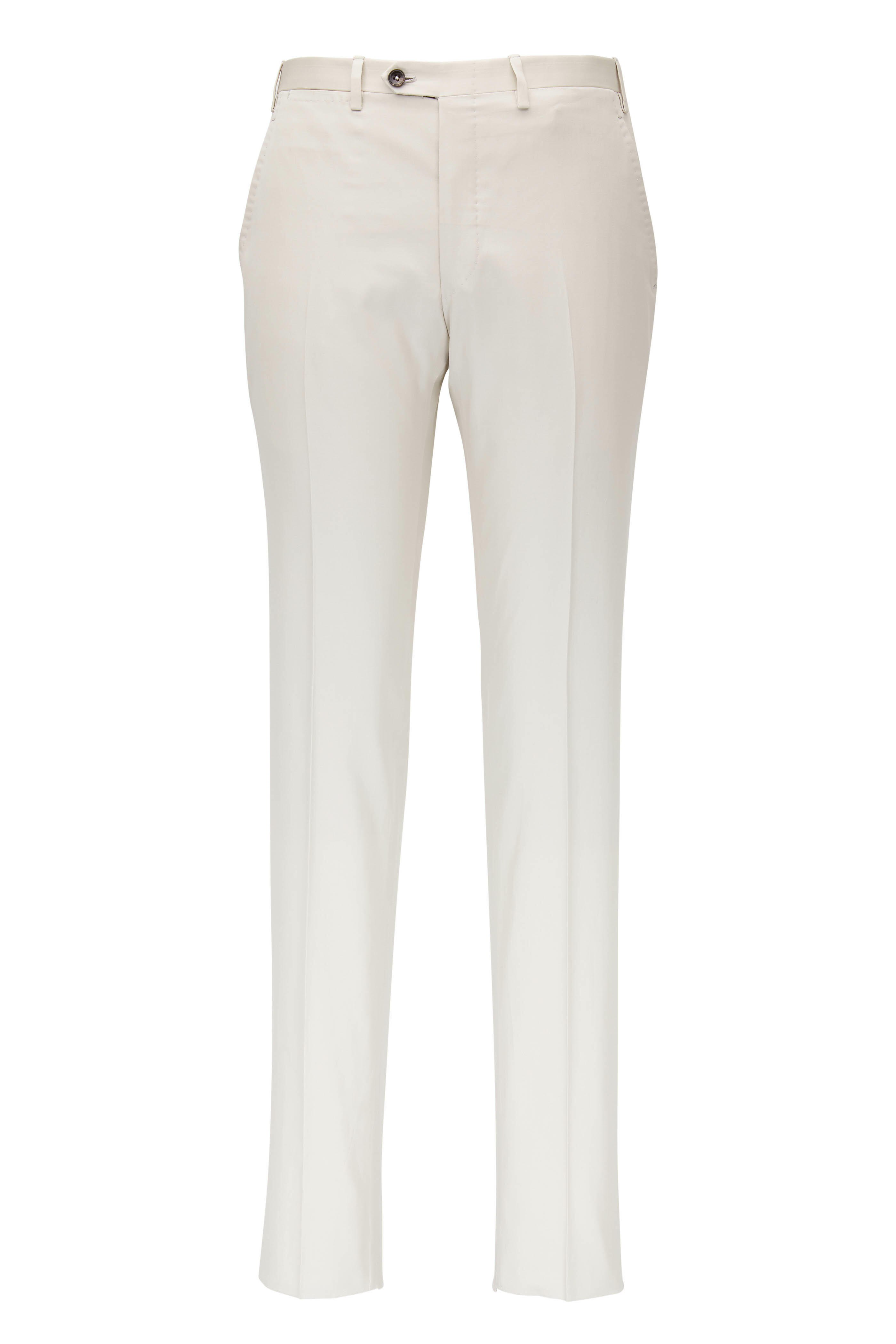 Kiton - Solid Stone Cotton Suit | Mitchell Stores