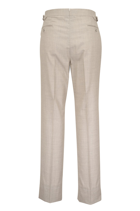 Ralph Lauren Purple Label Gray Silk & Linen Dress Pant - view 2