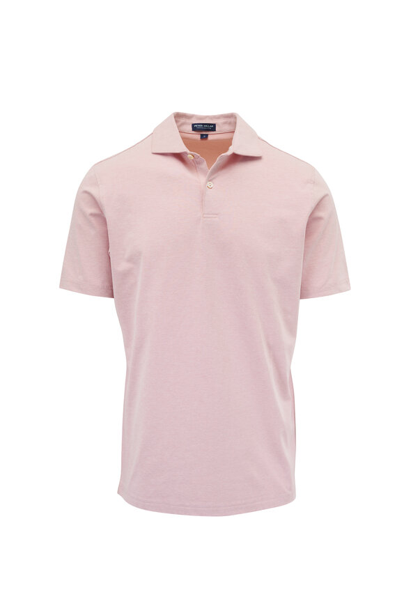 Peter Millar Faded Scarlet Cotton Piqué Polo