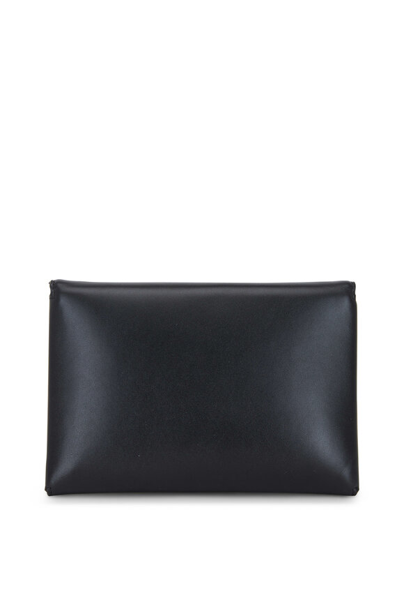 The Row Black Leather Envelope Crossbody Bag Mitchell Stores
