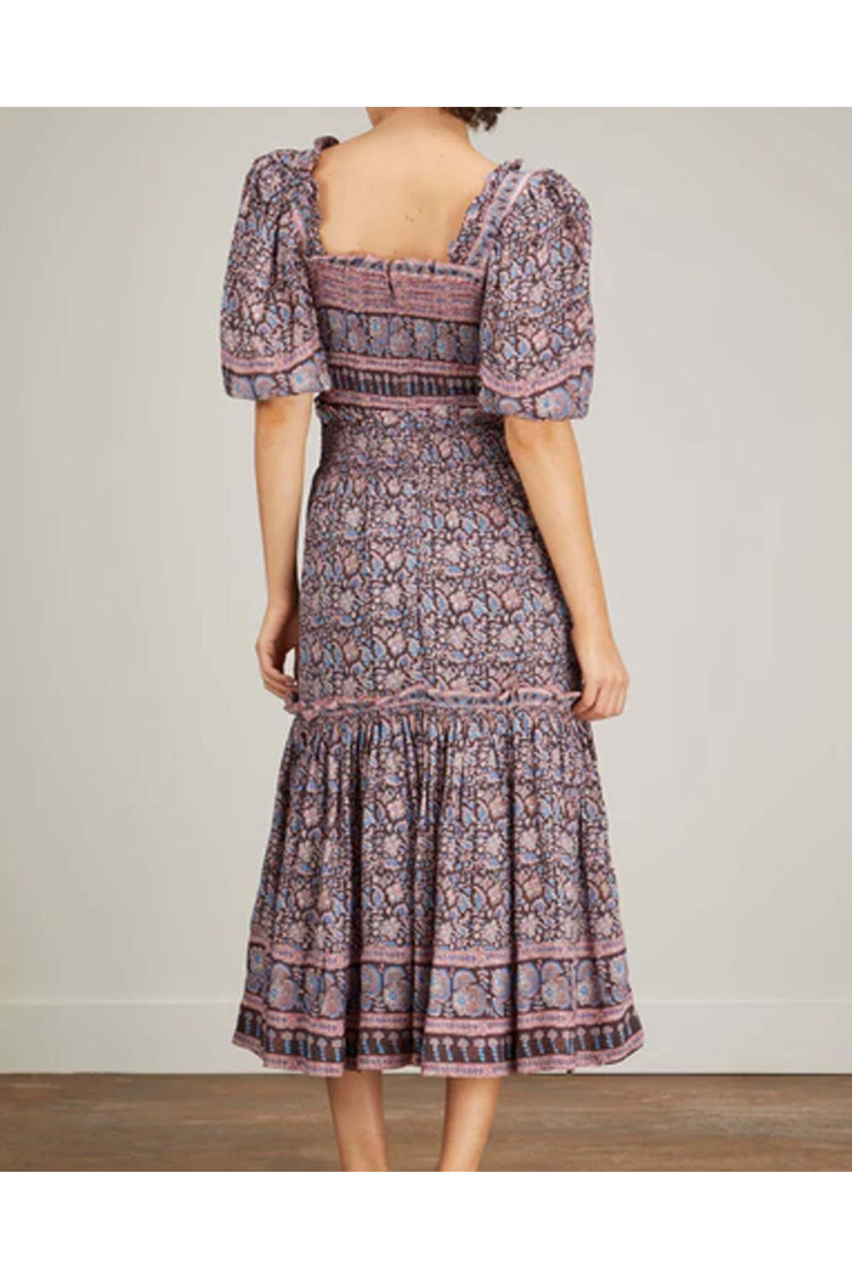 Sea NYC - Lilac Amaki Border Dress | Mitchell Stores