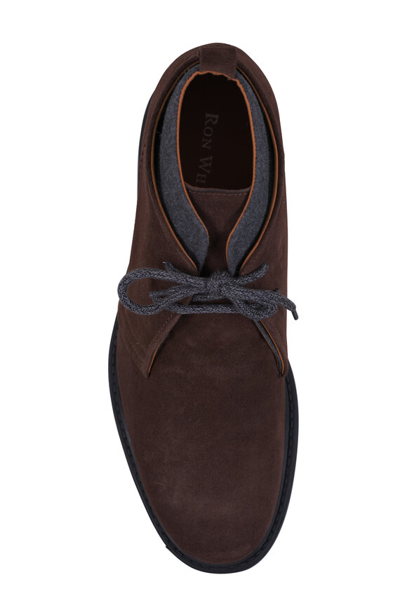 Ron White Nevin Chocolate Suede Ankle Boot - view 3