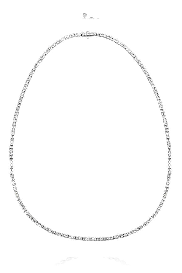 Nam Cho 18k White Gold Diamond Riviera Necklace - view 1