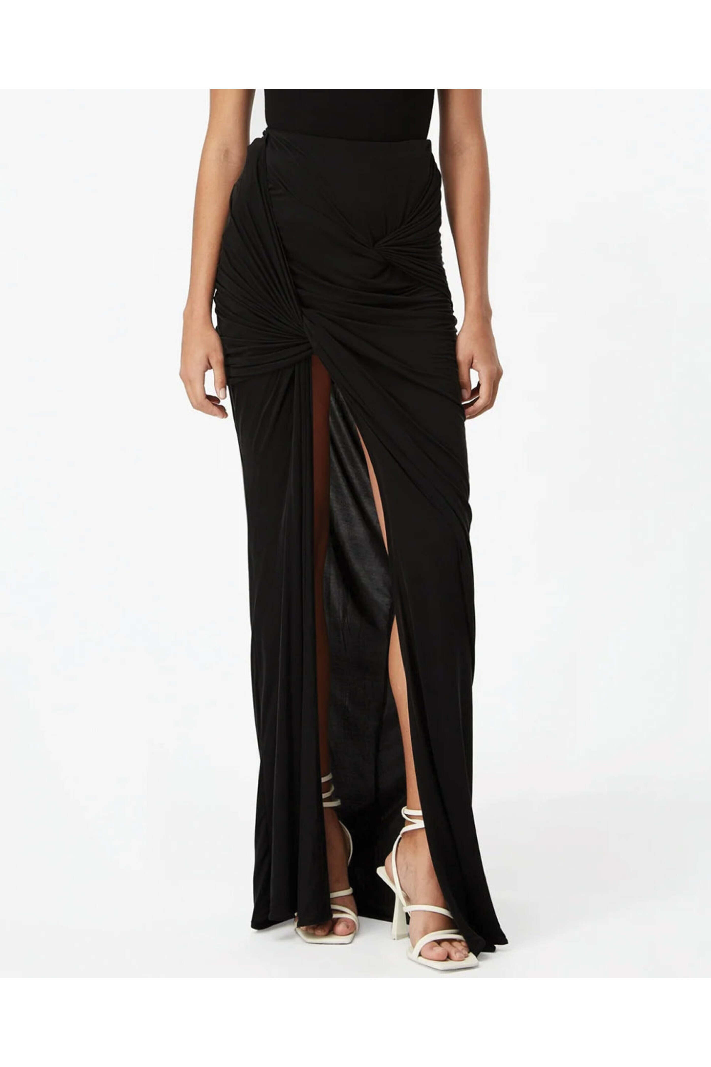 Gauge81 - Black Long Baru Skirt