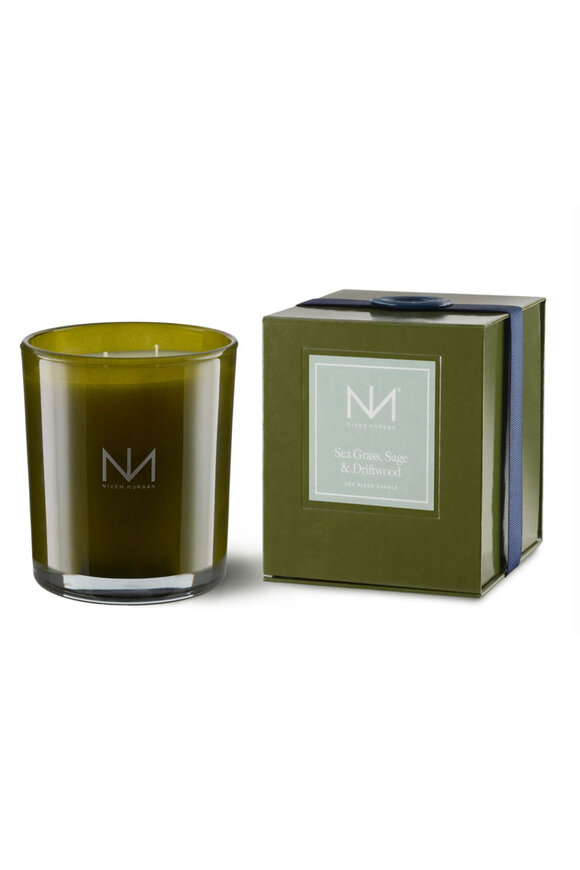Niven Morgan Sea Grass, Sage, & Driftwood Candle - view 1