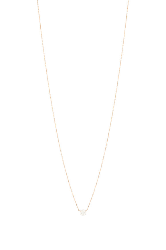 Kai Linz 14k Yellow Gold Single Set Diamond Necklace