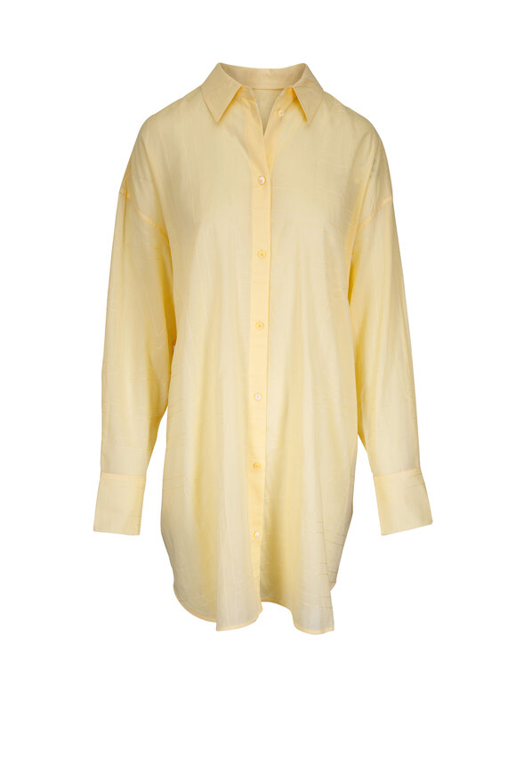 Totême Long Summer Buttercup Shirt Dress - view 1