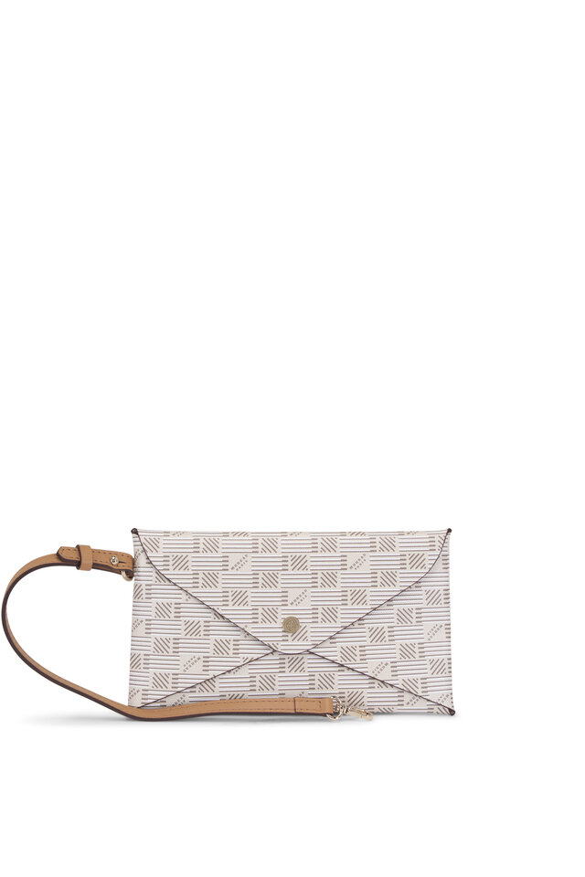 Bottega Veneta - Bordeaux Woven Leather Zip Card Case