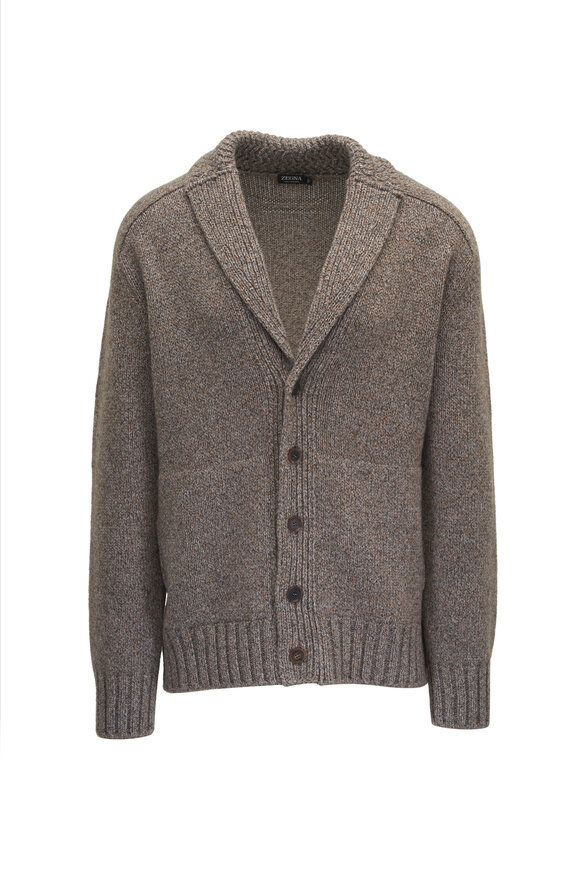 Zegna - Brown Oasi Cashmere Cardigan