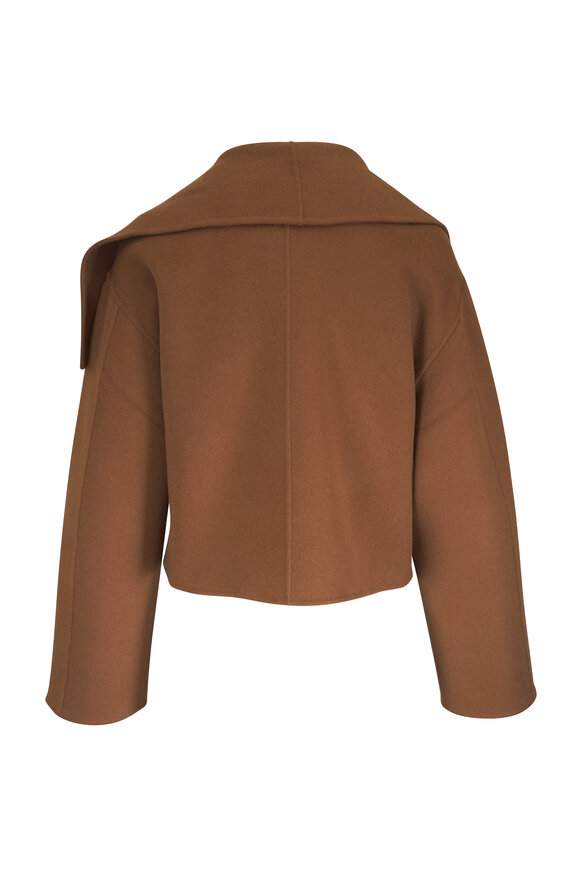 ジャケット・アウター philme tweed2way jacket brown 25AW Totême - Signature Brown Wool Double Jacket | Mitchell Stores