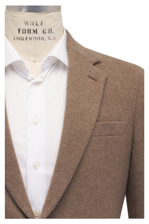 Ralph Lauren Purple Label Taupe Cashmere & Wool Sportcoat - view 1