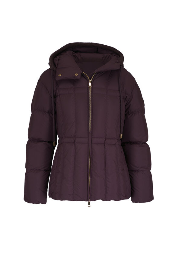モンクレールTORCELLE GIUBBOTTO TORCELLE JACKET Moncler - Torcelle Flannel Wool Funnel Neck Puffer Jacket