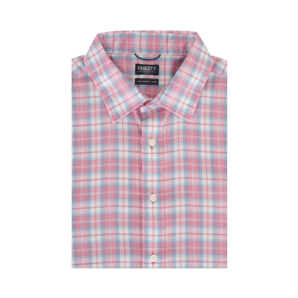 Faherty Brand - Movement™ Rose Valley Plaid Sport Shirt